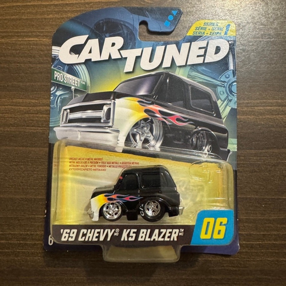 NIB Car Tuned '69 Chevy K5 Blazer Flamin #06 MGA Series 1 Limited RARE Sealed